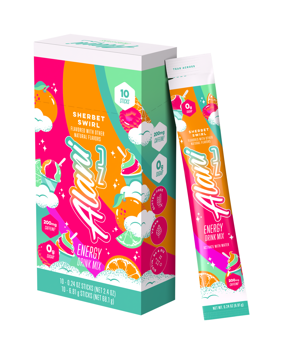 Alani Nu Energy Sticks - Sherbet Swirl M8 - image 2