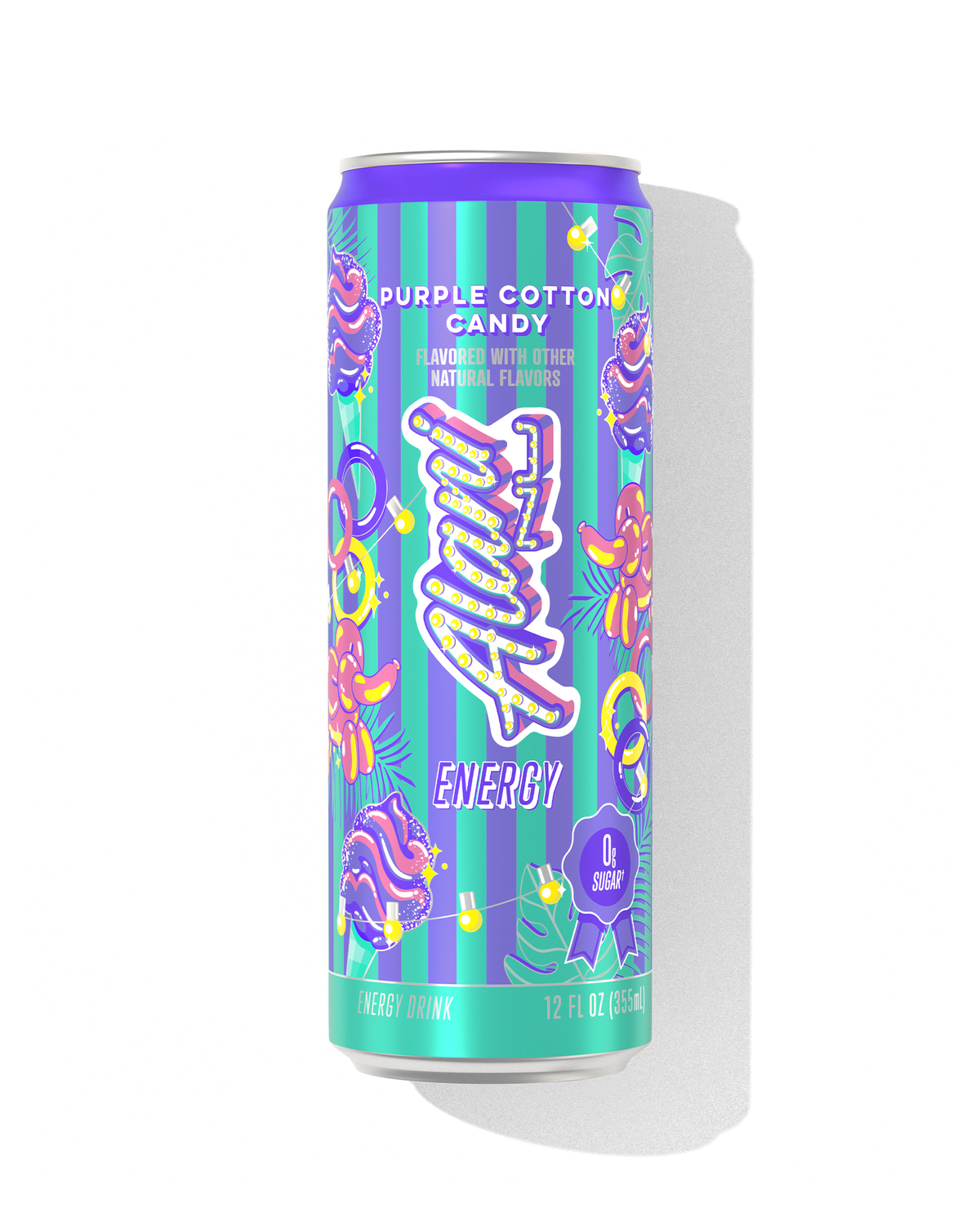 Alani Nu Energy Drink - Purple Cotton Candy D1 - image 1