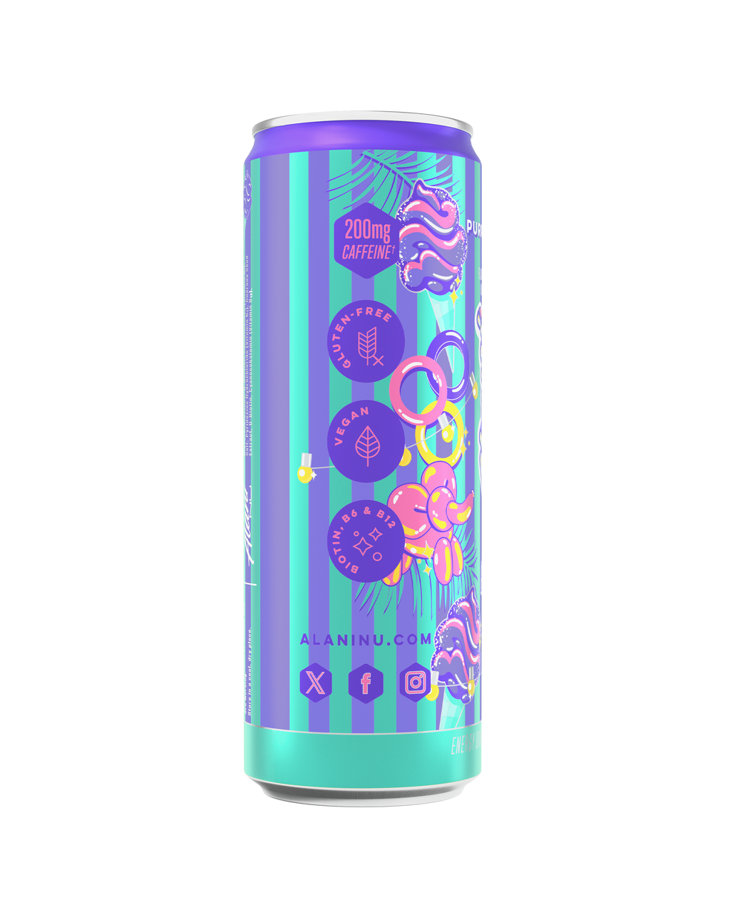 Alani Nu Energy Drink - Purple Cotton Candy D1 - image 2