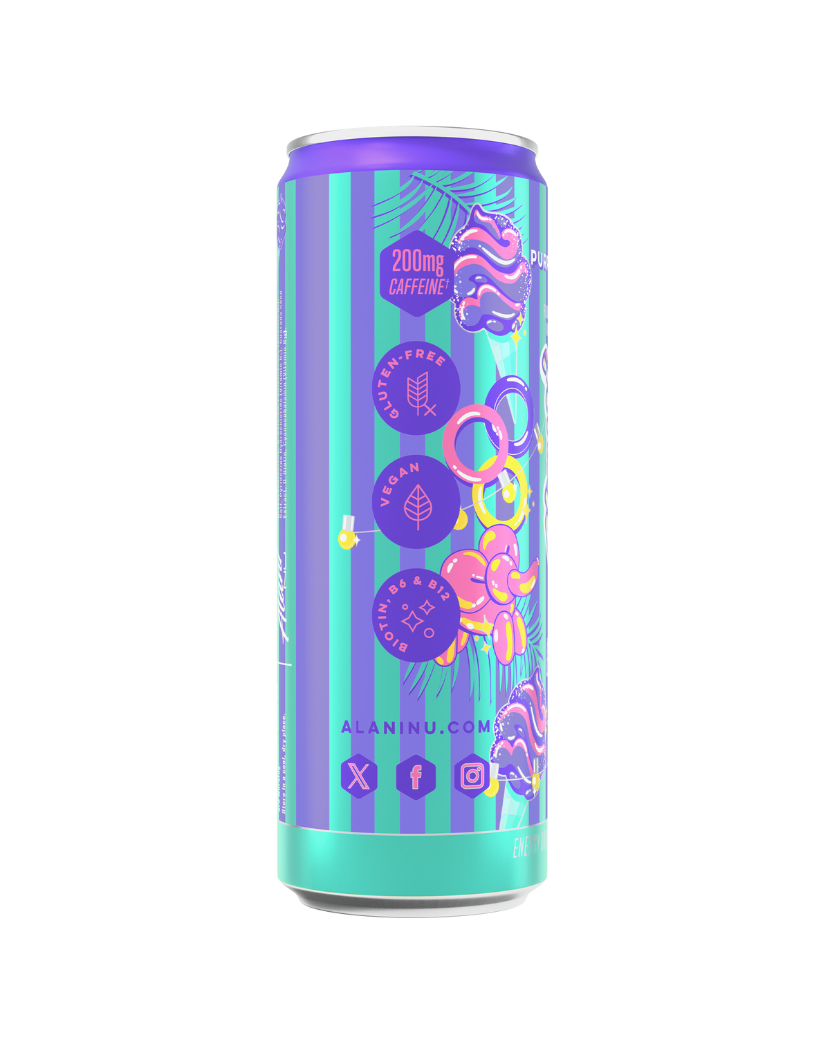 Alani Nu Energy Drink - Purple Cotton Candy D1 - image 2
