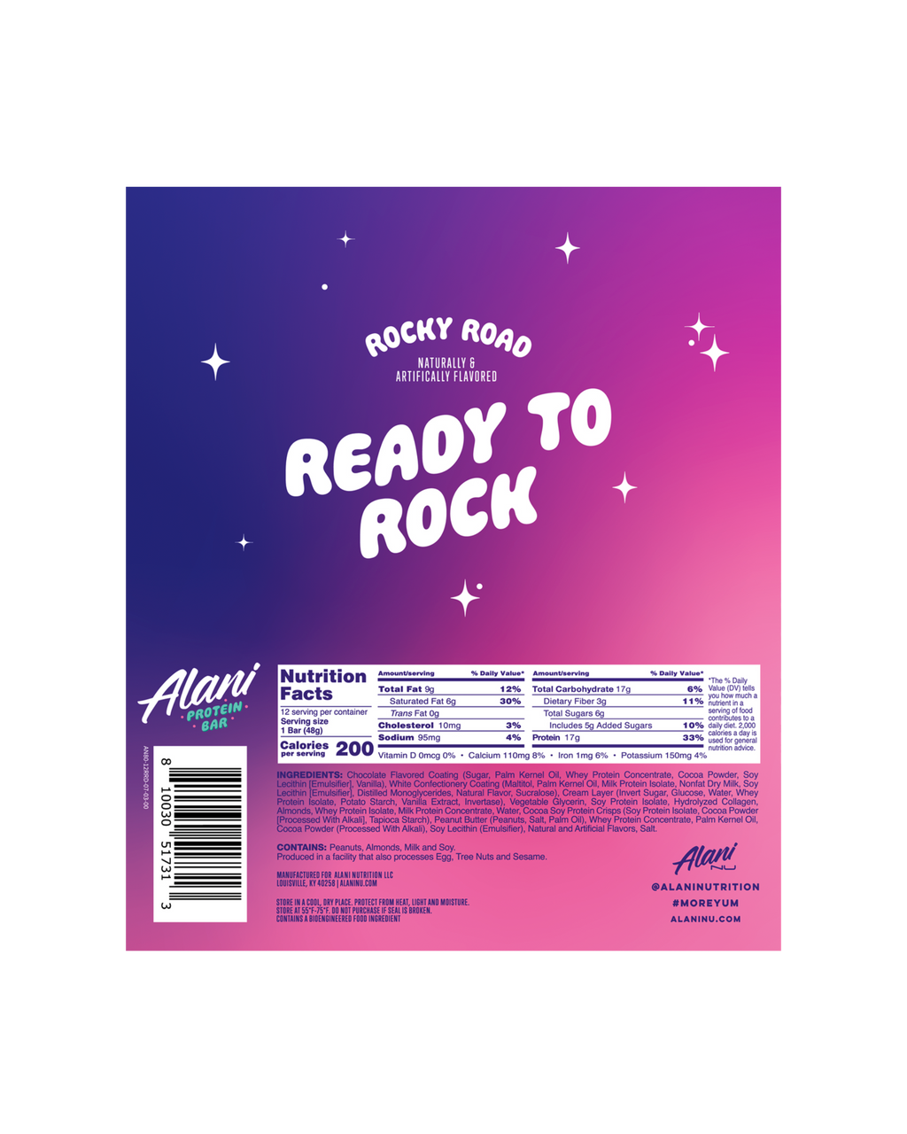 Alani Nu Protein Bar - Rocky Road I2 - image 3