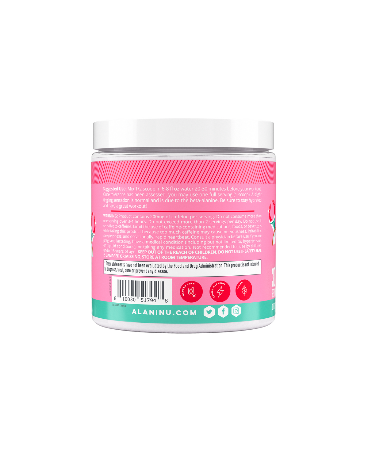 Alani Nu Pre-Workout - Hawaiian Shaved Ice E8 - image 2