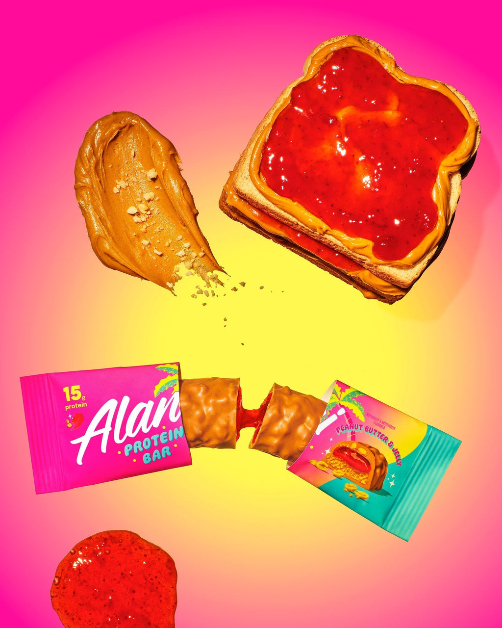Alani Nu Protein Bar - Peanut Butter & Jelly U6 - image 7