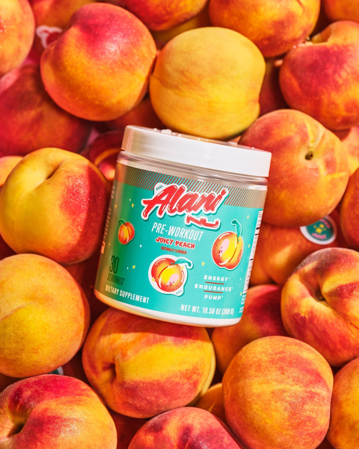 Alani Nu Pre-Workout - Juicy Peach D6 - image 4