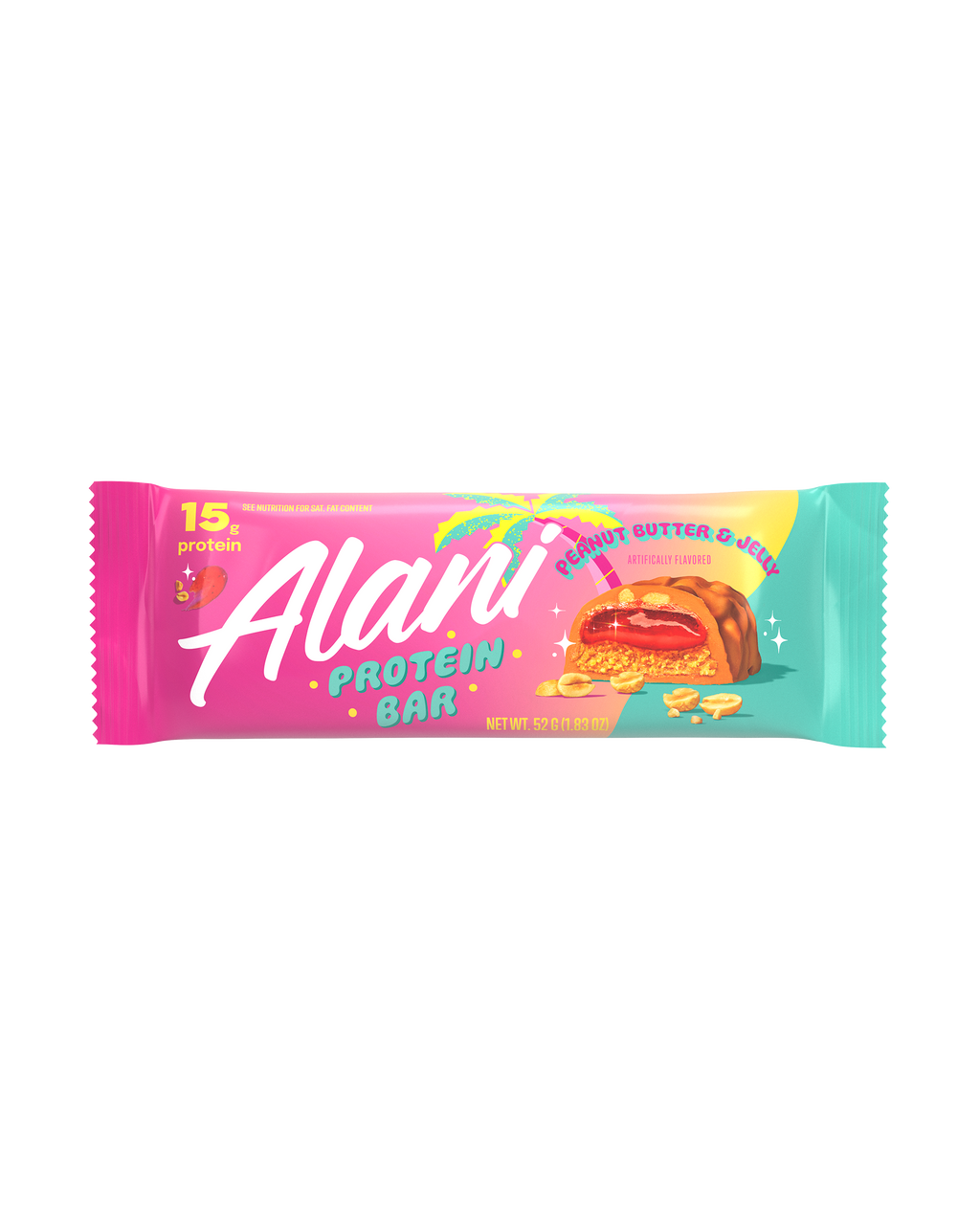 Alani Nu Protein Bar - Peanut Butter & Jelly U6 - image 2