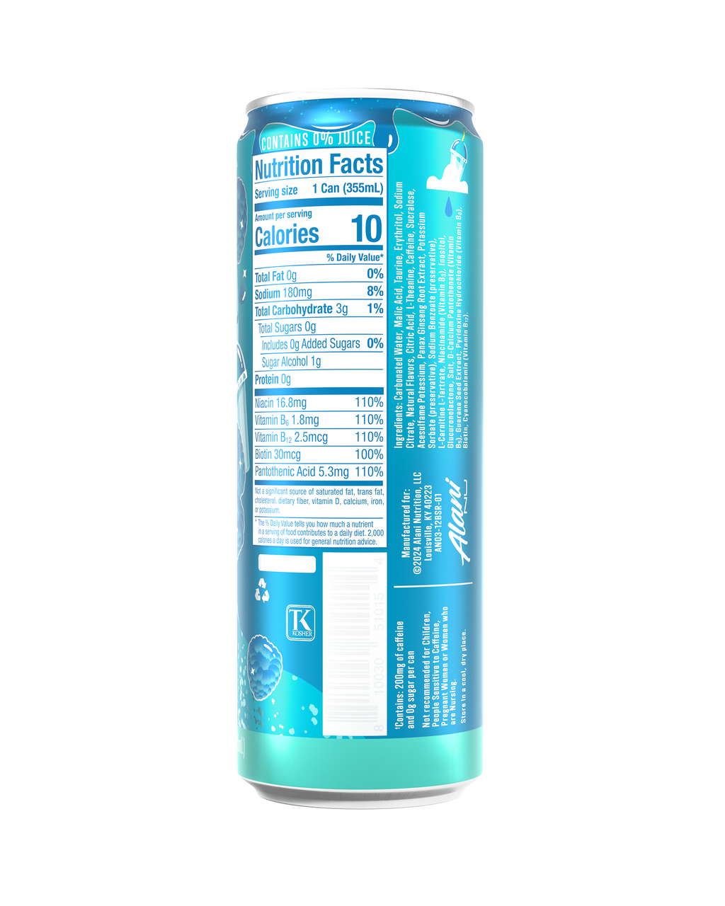 Alani Nu Energy Drink - Blue Slush Q1 - image 3