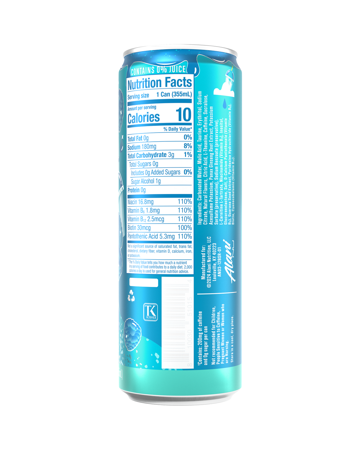 Alani Nu Energy Drink - Blue Slush Q1 - image 3