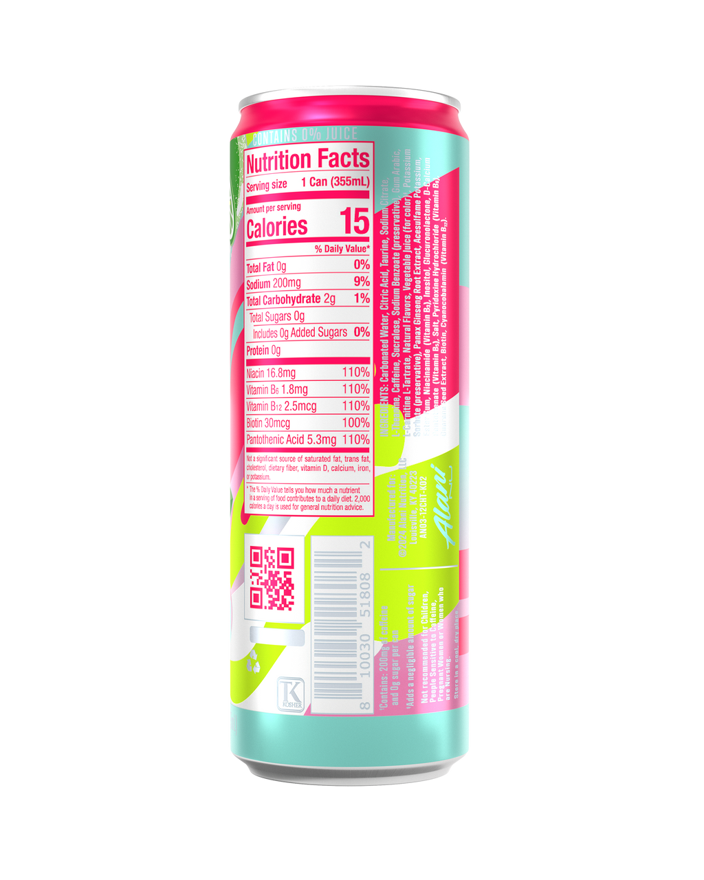 Alani Nu Energy Drink - Cherry Twist H8 - image 3