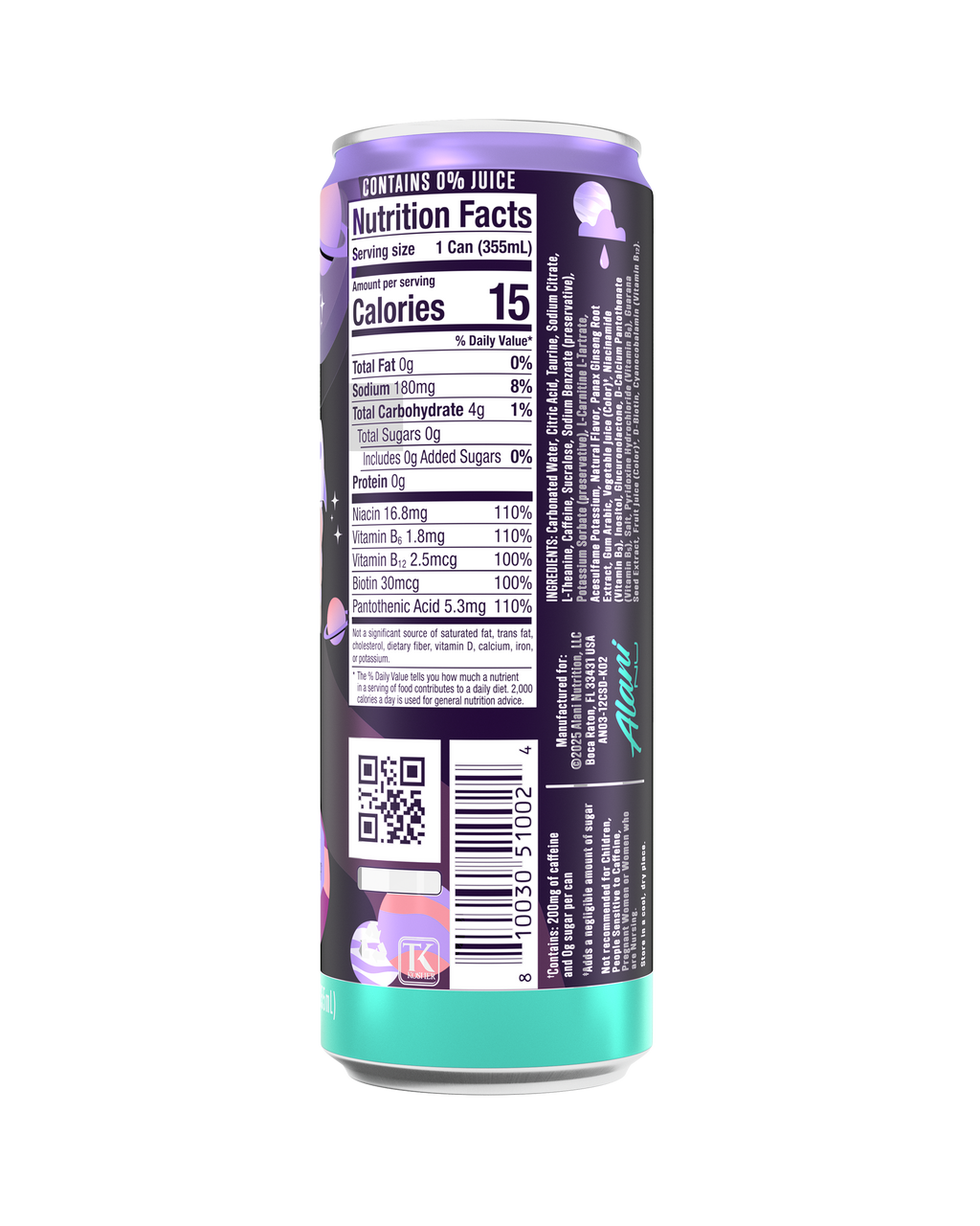 Alani Nu Energy Drink - Cosmic Stardust D4 - image 3