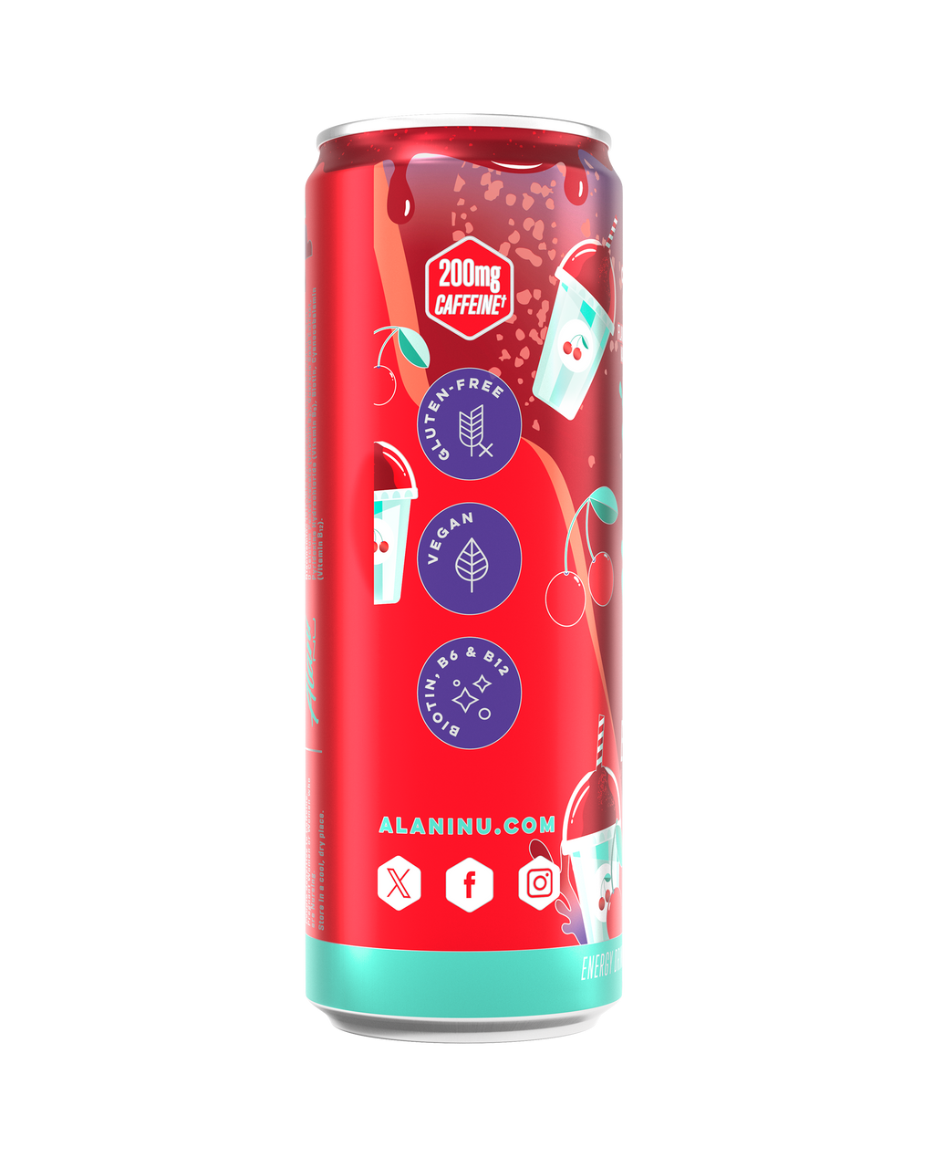 Alani Nu Energy Drink - Cherry Slush L7 - image 2