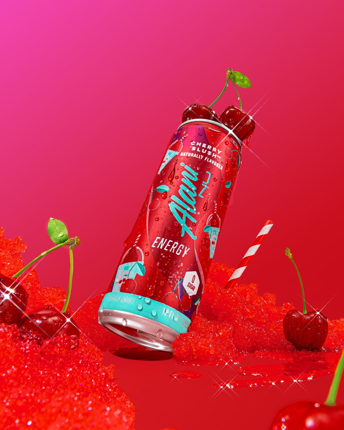 Alani Nu Energy Drink - Cherry Slush L7 - image 4