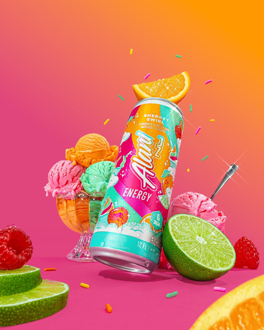 Alani Nu Energy Drink - Sherbet Swirl Y3 - image 4