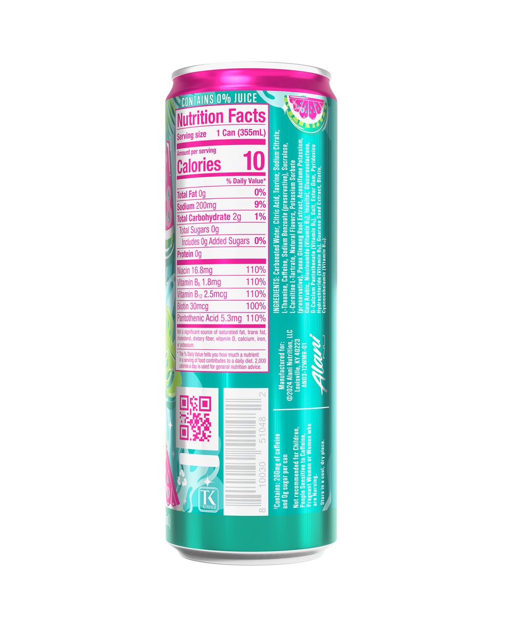 Alani Nu Energy Drink - Watermelon Wave M8 - image 3