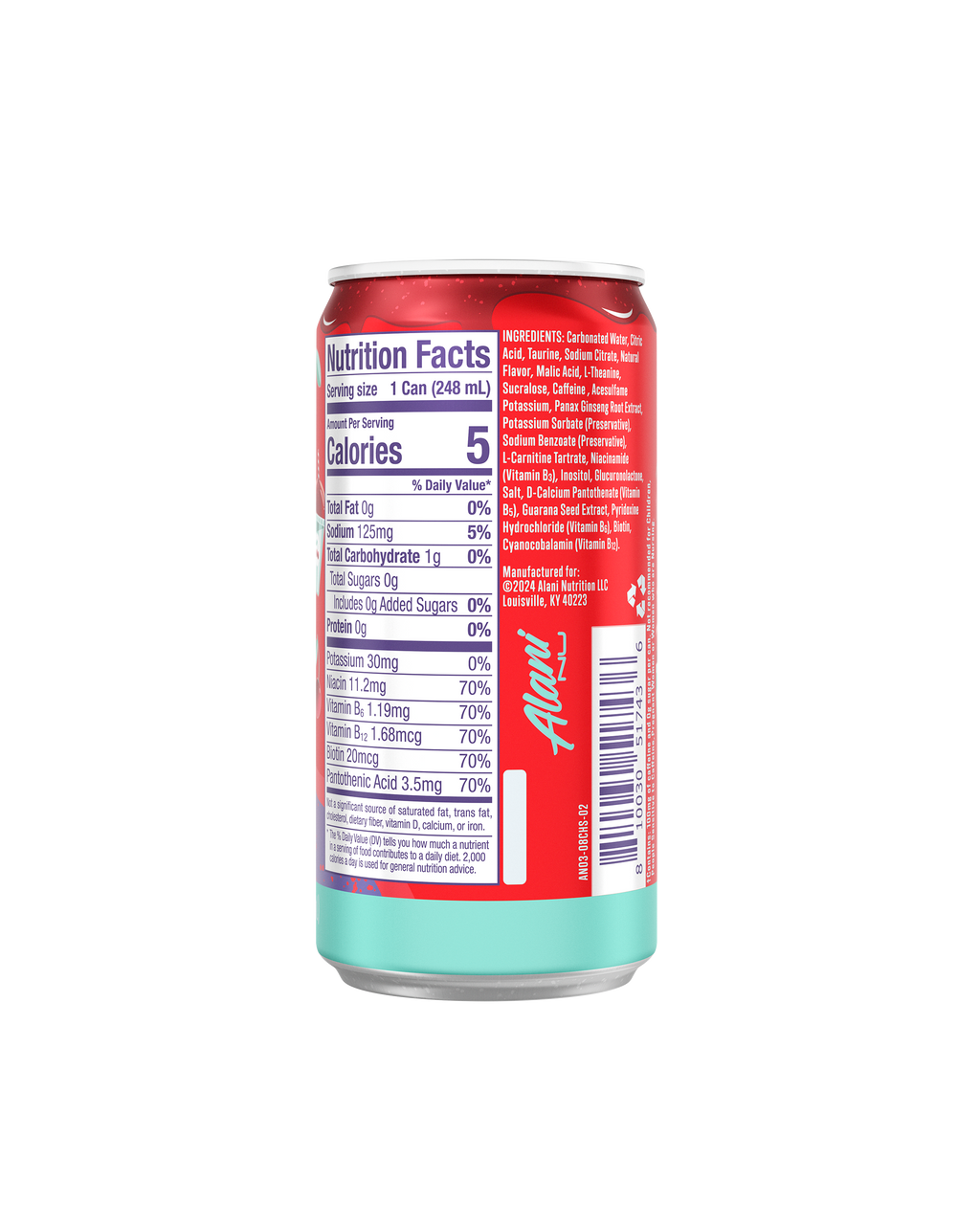 Alani Nu Mini Energy - Cherry Slush T4 - image 3