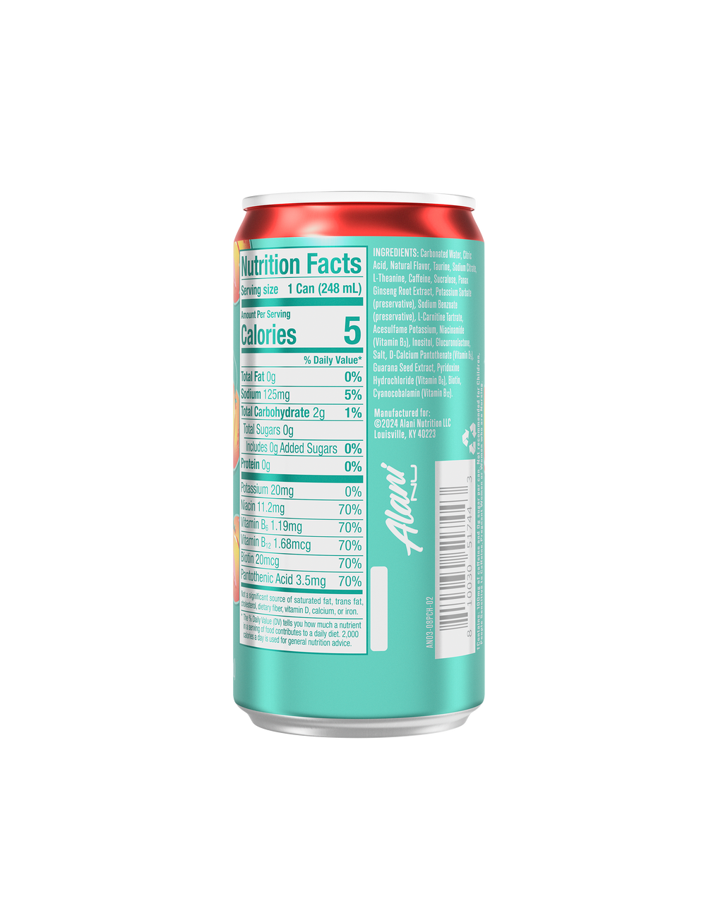 Alani Nu Mini Energy - Juicy Peach I6 - image 3