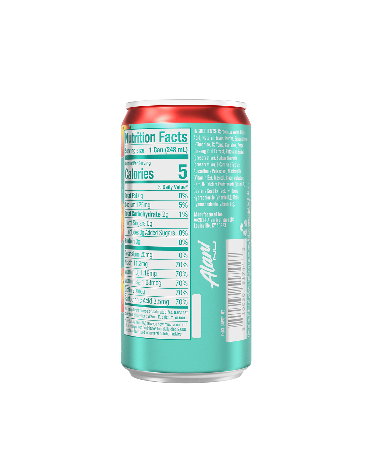 Alani Nu Mini Energy - Juicy Peach I6 - image 3